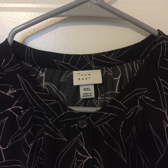 A New Day Size XXL Midi Dress Black Floral Print - Picture 3 of 7